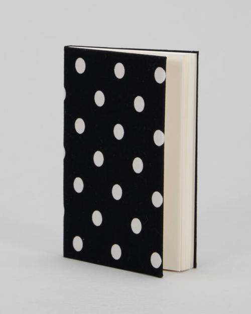 Black and White Polka Dot Notebook