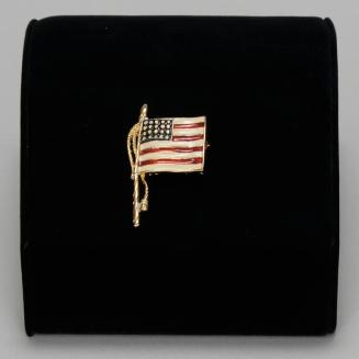 American Flag Brooch