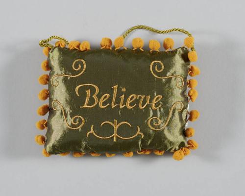 Green Pillow Door Hanger