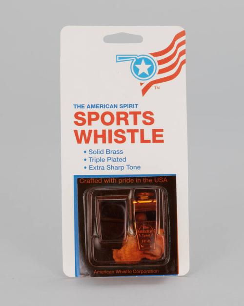 Brass Sports Whistle