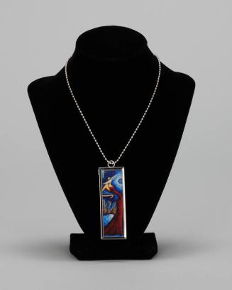 Necklace with Rectangle-Shaped Pendant