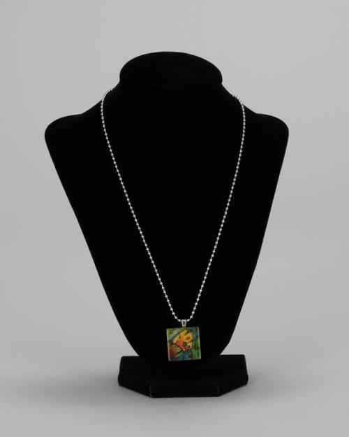 Necklace with Square Pendant