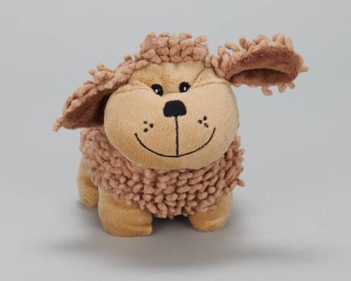 Brown Plush Dog Toy