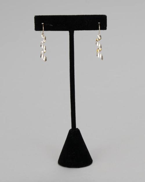 Silver Spiral Earrings