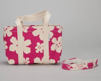 Pink Canvas Tote and Headband Set