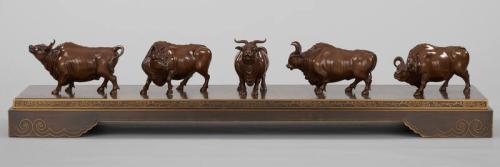 Five Oxen Sculpture