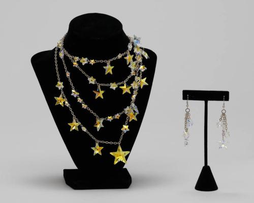 Necklace with Star-Shaped Beads