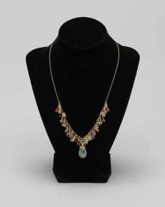 Necklace with Multiple Gemstones