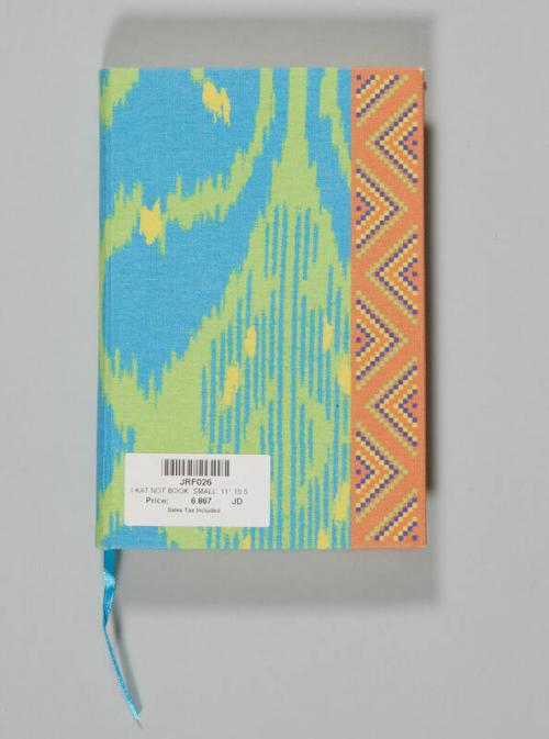 Blue and Green Ikat Notebook