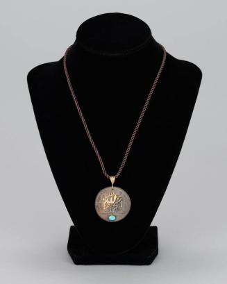 Necklace with Replica Ancient Coin Medallion