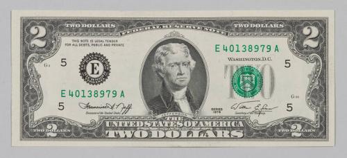 United States Two Dollar Bill