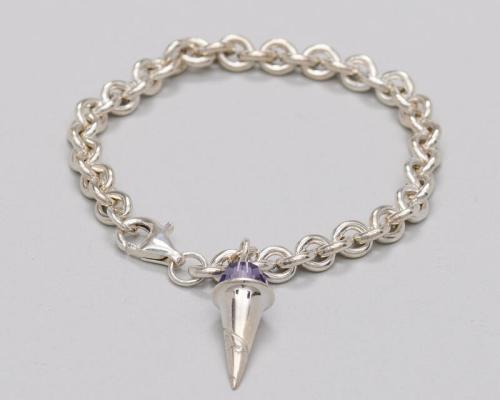 Bracelet with Ice Cream Cone Pendant