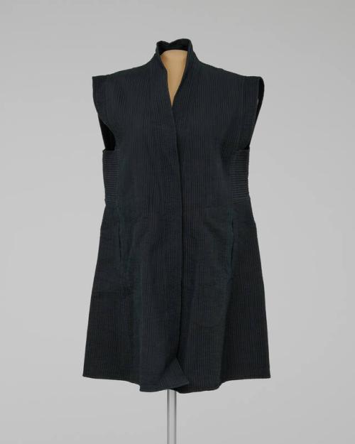 Black Silk Vest