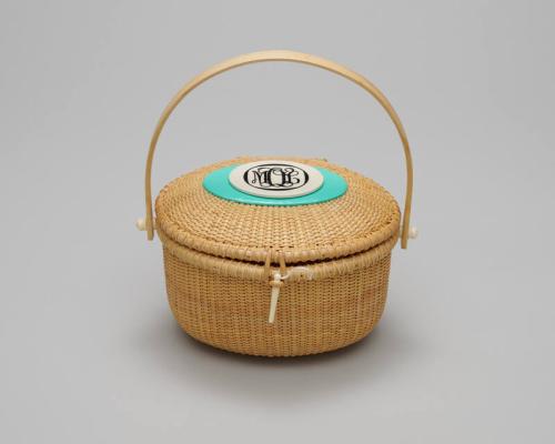 Monogrammed Nantucket Basket