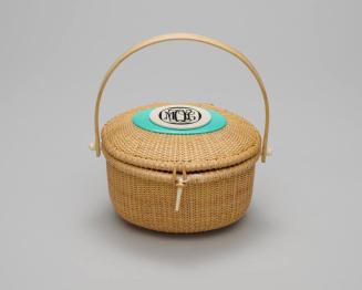 Monogrammed Nantucket Basket