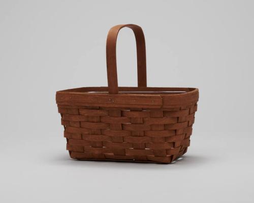 Rectangular Wood Basket