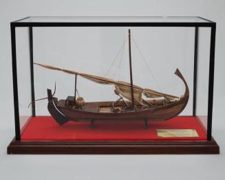 Dhoni Model Sailboat