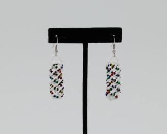 Helix-Shaped Beaded Earrings