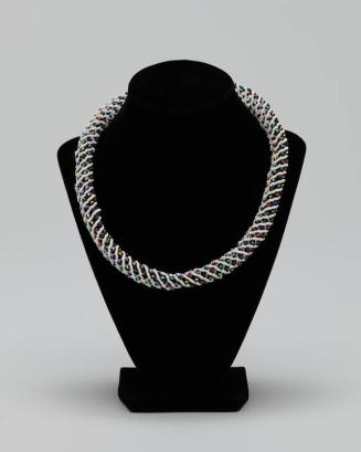 Helix-Shaped Beaded Necklace