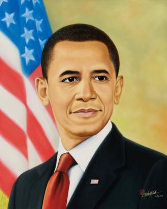 Portrait of President Barack Obama