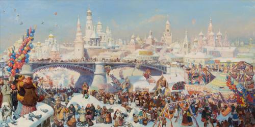 Carnival Winter Scene