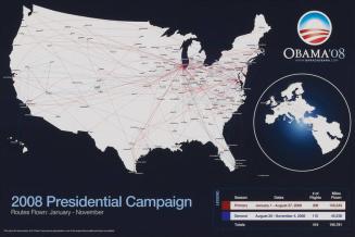 2008 Presidential Campaign Travel Map