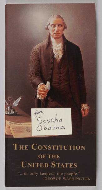 The Constitution of the United States for Sasha Obama