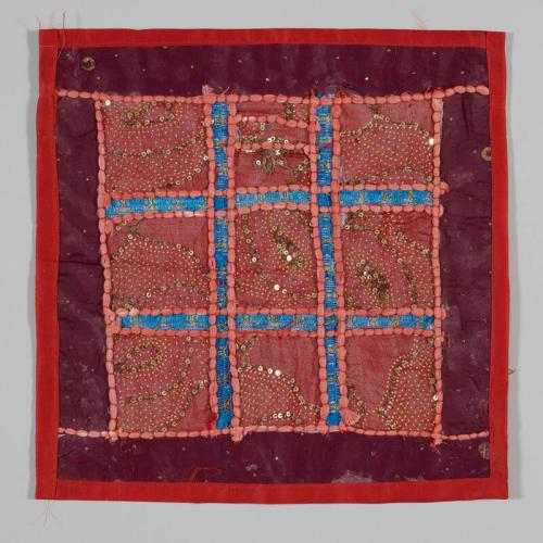 Red Sequined Pillowcase