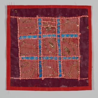 Red Sequined Pillowcase