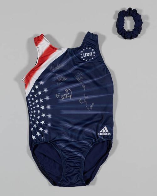 2012 US Women's Olympic Gymnastic Team Leotard with Scrunchie