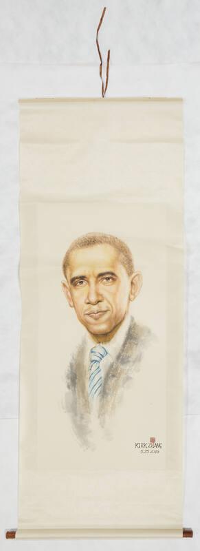 Portrait of President Barack Obama