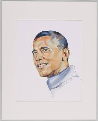 Portrait of President Barack Obama