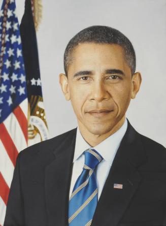 Portrait of President Barack Obama