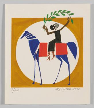 Horse and Rider Print