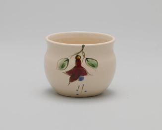 Ceramic Bowl with Floral Motif