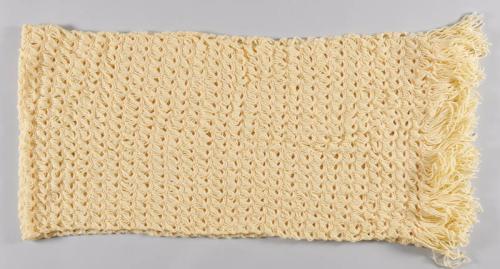Cream Knit Shawl