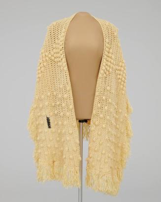 Cream Knit Shawl