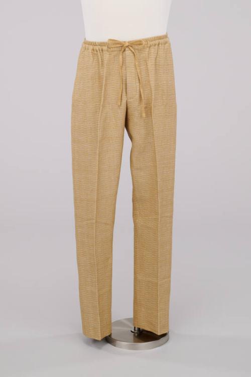 Brown Patterned Pants