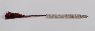 Silver Letter Opener with Cord