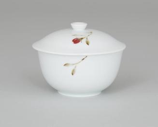 Peach Blossom Bowl with Lid