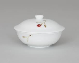 Peach Blossom Small Bowl with Lid