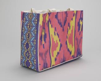 Ikat Patterned Tote Bag