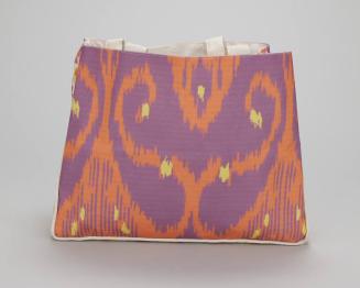 Ikat Patterned Tote Bag