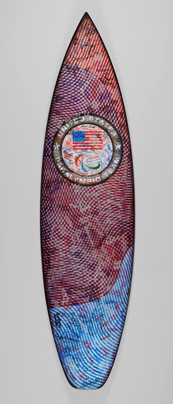 2016 United States Paralympic Team Surfboard