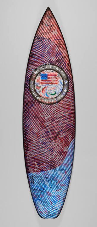 2016 United States Paralympic Team Surfboard