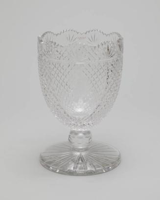 Kearney Coat of Arms Crystal Goblet