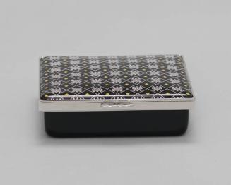 Enamel and Metal Trinket Box