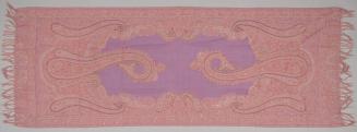 Shawl with Floral and Paisley Designs