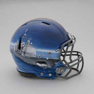 Navy Blue United States Naval Academy Football Helmet