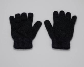 Black Knit Gloves